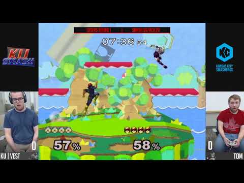 RCJL #20 SSBM - KU | Vest (C. Falcon) Vs. Tom (Sheik) Losers Round 1