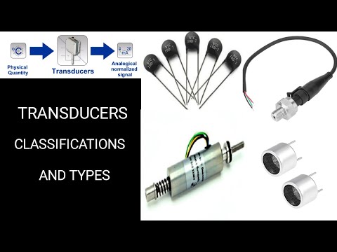 Part of a video titled Transducers and its types - YouTube