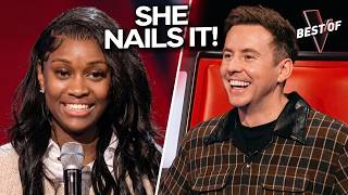 Shy 14 Year Old Myleen Stuns Coaches With Ariana Grande Cover | The Voice