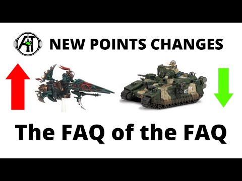 New Points Changes for Warhammer 40K - The FAQ of the FAQ...