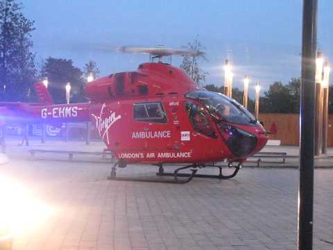 London Air Ambulance taking off