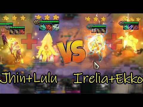 3 STAR JHIN & LULU vs. IRELIA & EKKO   | TFT SET 3 | Teamfight Tactics