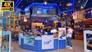 DODGERS Store at Universal Studios- Los Angeles, California- 4K, Ultra HD