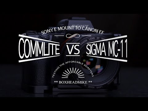 Sigma MC-11 vs Commlite A7iii