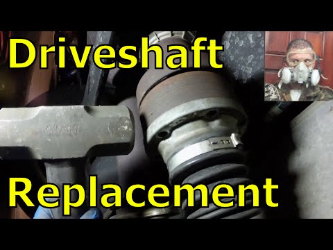 Rear Driveshaft Replacement on a Ford Escape.