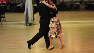 Florencia Borgnia y Marcos Pereira. At Milonga Nocturna 03.31.18[1]