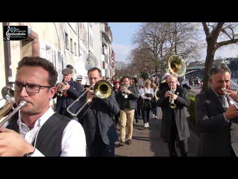 Grachsymphoniker Bummel 2017.03.26 Kleinbasler Rheinufer