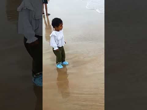 Goa beach #cutebaby