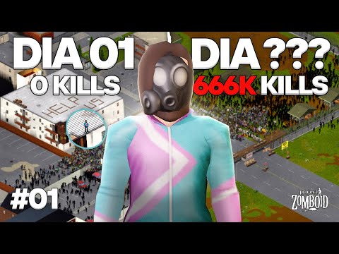 I Survived 3 Years in HARDCORE Mode and ELIMINATED 666 Thousand Zombies Project Zomboid (THE BEGI...