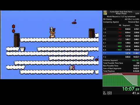 Yume Koujou: Doki Doki Panic Warps in 14:34