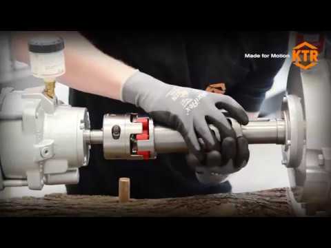 Montage und Demontage der ROTEX® ZS-DKM-SH Wellenkupplung mit Split-Naben (Halbschalenkupplung)