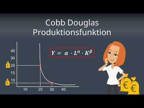 Cobb Douglas Produktionsfunktion - Berechnung und Ableitung einfach erklärt