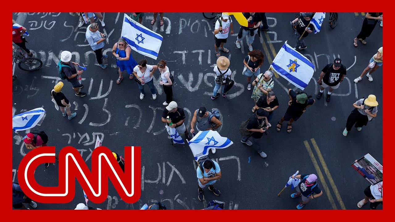 Protesters flood Israel’s streets as pressure builds on Netanyahu to strike deal for hostages