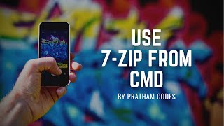 7-zip from CMD  | how to use 7z from CMD in windows 10 | Pratham Codes #shorts