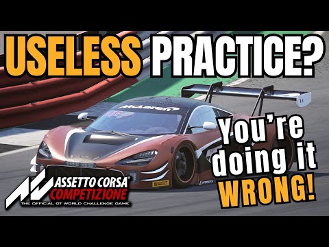 How to Practice Sim Racing Efficiently - Don't Waste your Time - Assetto Corsa Competizione