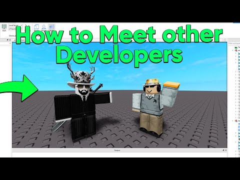 Part of a video titled How to Meet Other Roblox Developers - YouTube