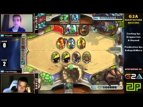 G2A Hearthstone Masters: ThijsNL vs Savjz (02.12.2014)