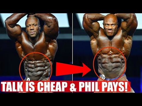 Shawn Rhoden ahead Phil Heath in Prejudging  |  2018 Mr Olympia