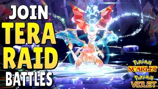 How to join Tera raid battles with friends in Pokemon Scarlet and Violet