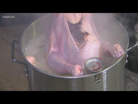 How to safely fry a turkey