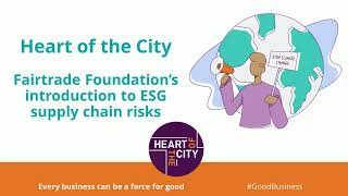 Lunch and Learn: Fairtrade Foundation’s introduction to ESG supply chain risks