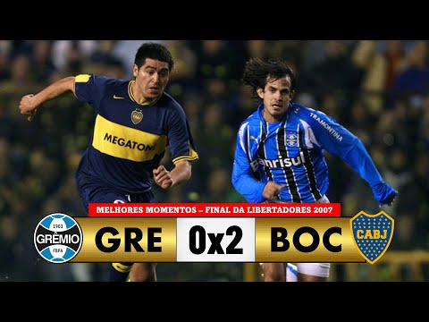 Grêmio 0x2 Boca Juniors - Melhores Momentos -  Final da Libertadores 2007