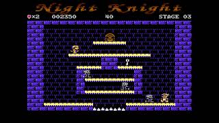 ATARI XL / XE =+  NIGHT KNIGHT =+ XEX VERSION