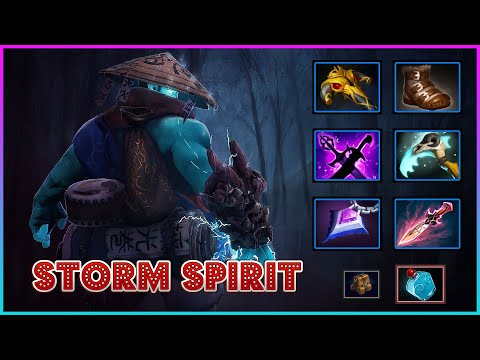 Storm Spirit - Dota 2 Gameplay [Pro League]