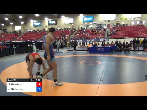 2018 Marine Corps US Open/Senior Men's Greco-Roman 67 Rnd Of 16 - Peyton Omania (CYC) Vs. Morgan F
