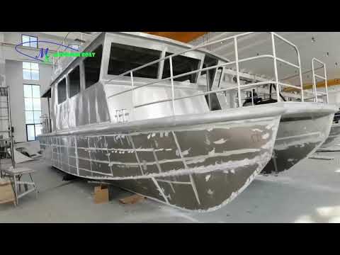 The hull is finished,special aluminum plate welding tech.  | MS Shipbuilding
