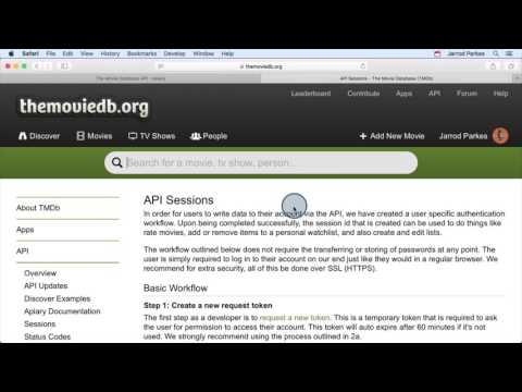 Login to TheMovieDB V2
