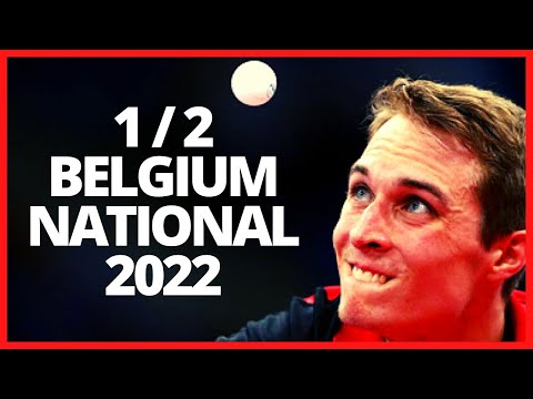 1/2 NUYTINCK Cédric - DEVOS Robin / Belgium National 2022 Table Tennis