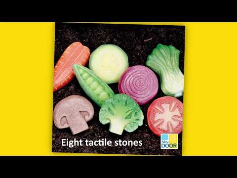 Slide 6 - Sensory Play Stones, Vegetables, Set of 8 (video)