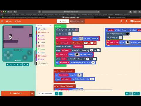 Makecode Arcade Creating Levels