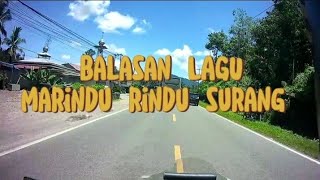 Download lagu Balasan lagu Marindu-rindu surang mp3
