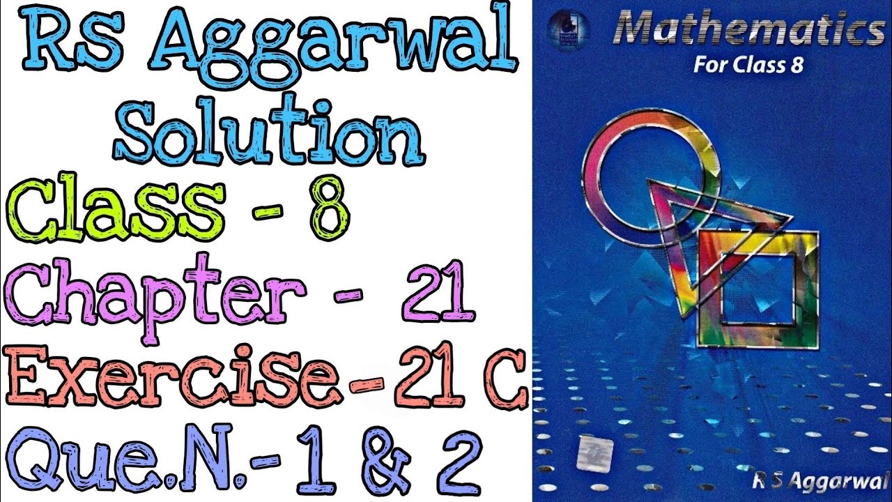 Data Handling | Class 8 Exercise 21C Question 1-2 | Histogram | Rs Aggarwal | @mdsirmaths