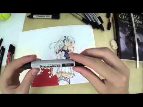 comment colorier un dessin manga