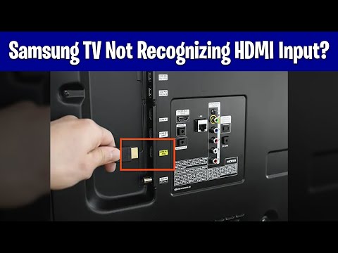Samsung TV Not Recognizing HDMI Input