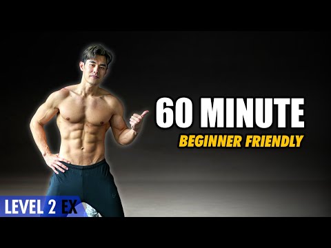 Basic 1 Hour Workout | No Gym Fat Burning & Body Strengthening (Level 2-3)