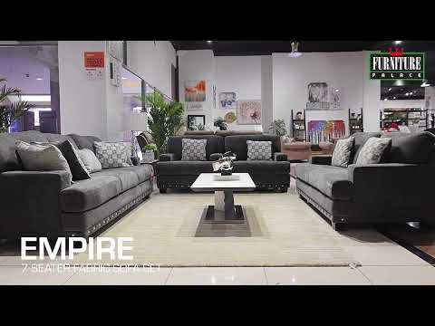 7 Seater Fabric Sofa Set - EMPIRE | Furniture Palace