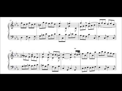 J S Bach French Suite no 4 in E flat  BWV 815  Gigue Murray Perahia