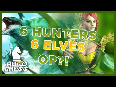 6 Elves / 6 Hunters BROKEN?! | Dota Auto Chess