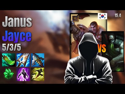 Janus Top Jayce vs Urgot lol KR solo rank Full Game 15.4 | 야누스 제이스 vs 우르곳