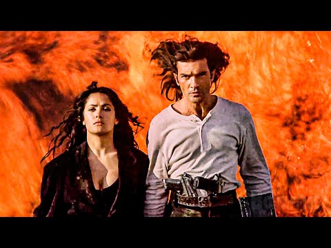Selma Hayek and Antonio Banderas, from serenade to gunfight