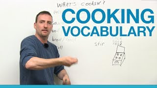 Cooking Vocabulary in English - chop, grill, saute, boil, slice...