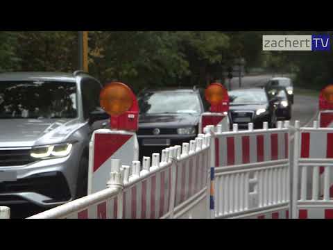 Achtung Verkehrsteilnehmer!  Vollsperrung!