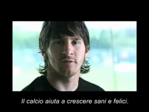 Leo Messi, al Mondiale con i bambini nel cuore