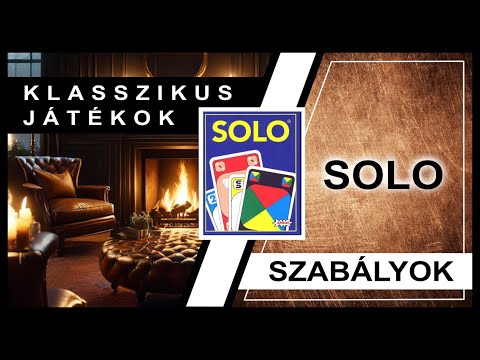 Solo Kártyajáték Játékszabály | Klasszikus Játékok - Társaság