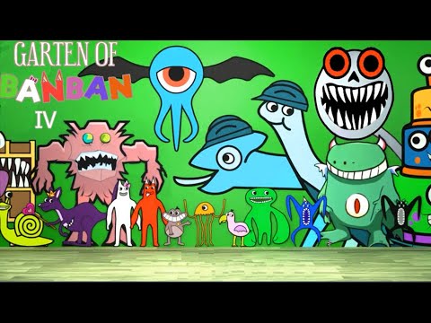 Garten of Banban 4 Coloring Pages Third Trailer   ALL BOSSES + ENDING#70