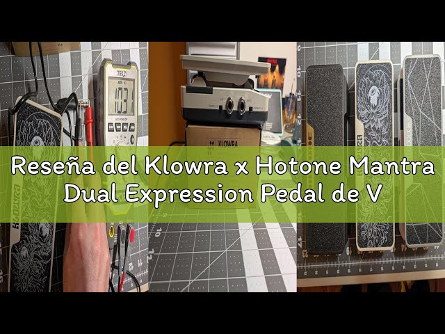 Vídeo relacionado con Klowra x Hotone Mantra Dual Expression Pedal de Volumen Pasivo EXP 2 en 1 con cable TRS